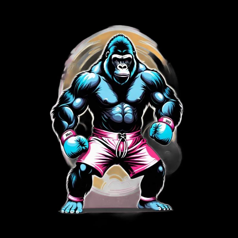 Boxe Boxeur Gorille