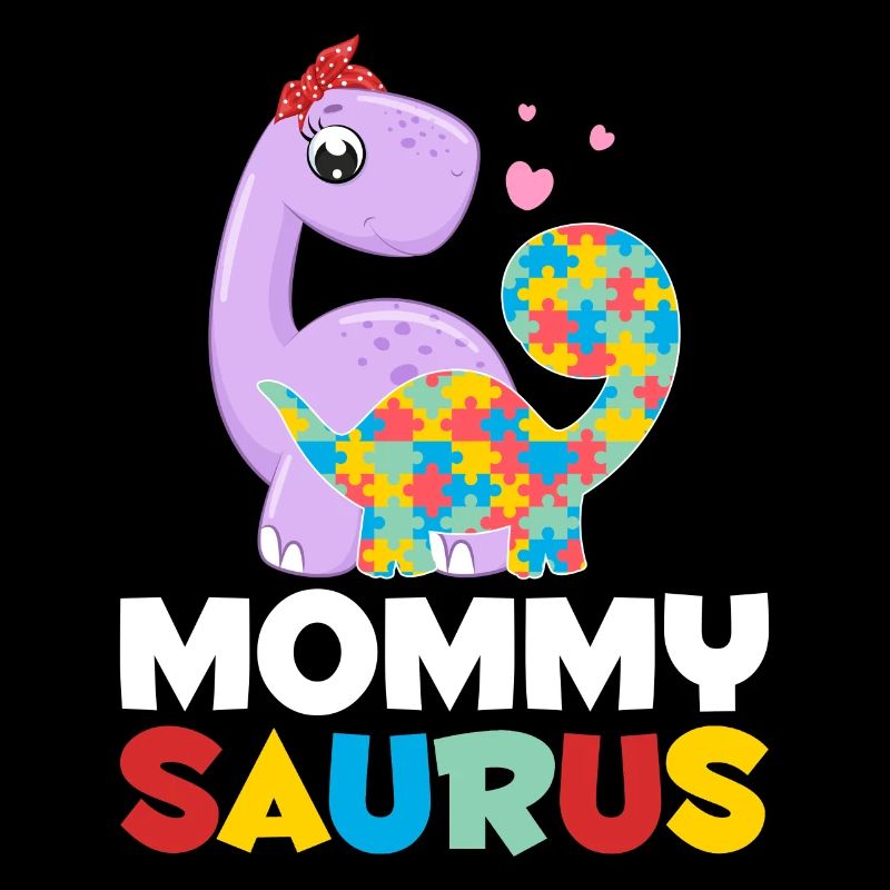 Mama Dinosaurier Autistisches Kind Mutter