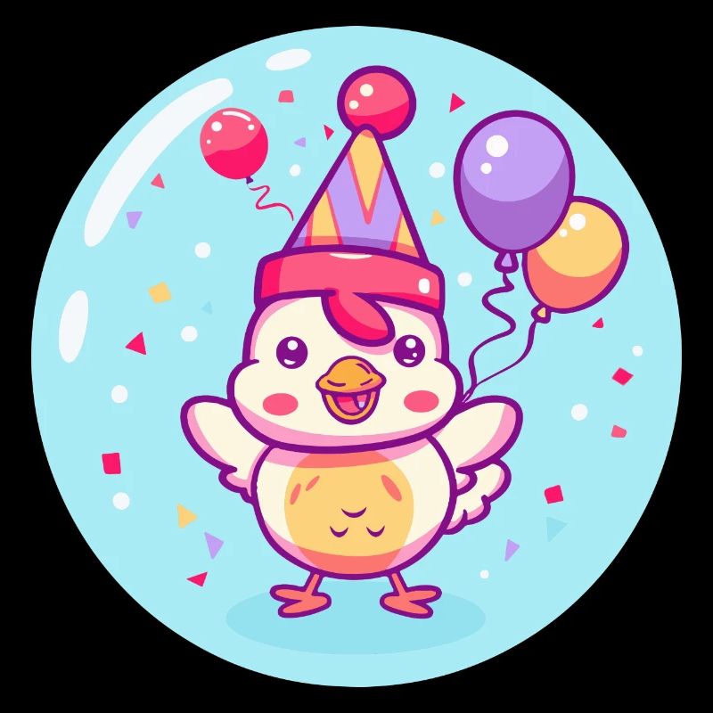 Poulet Anniversaire Bébé