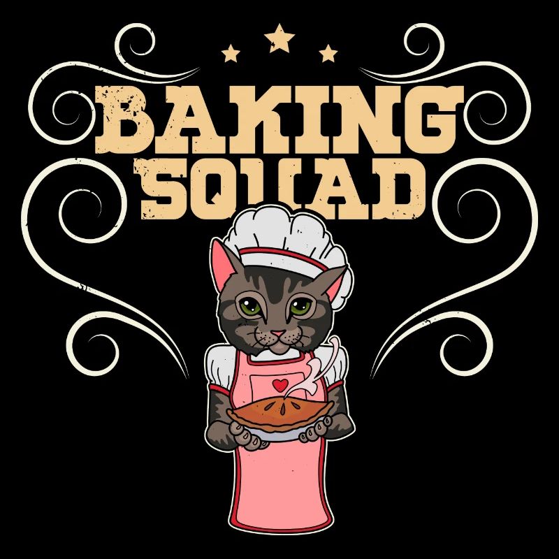 Cat Dessert Pastry Baking Gift