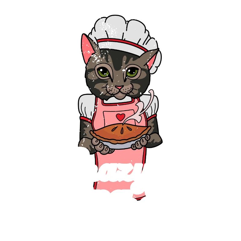 Baker Baking Rolls Levdough Cat Dicton