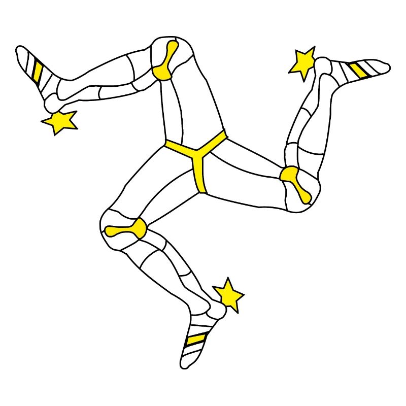 Sardaigne Drapeau Triskele Drapeau sarde Sardegna