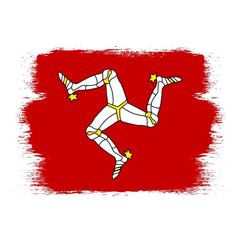 Drapeau de l’île de Man Triskele Drapeau de l’île de Man