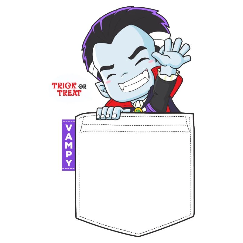 Camicia Pocket Vampire Chibi