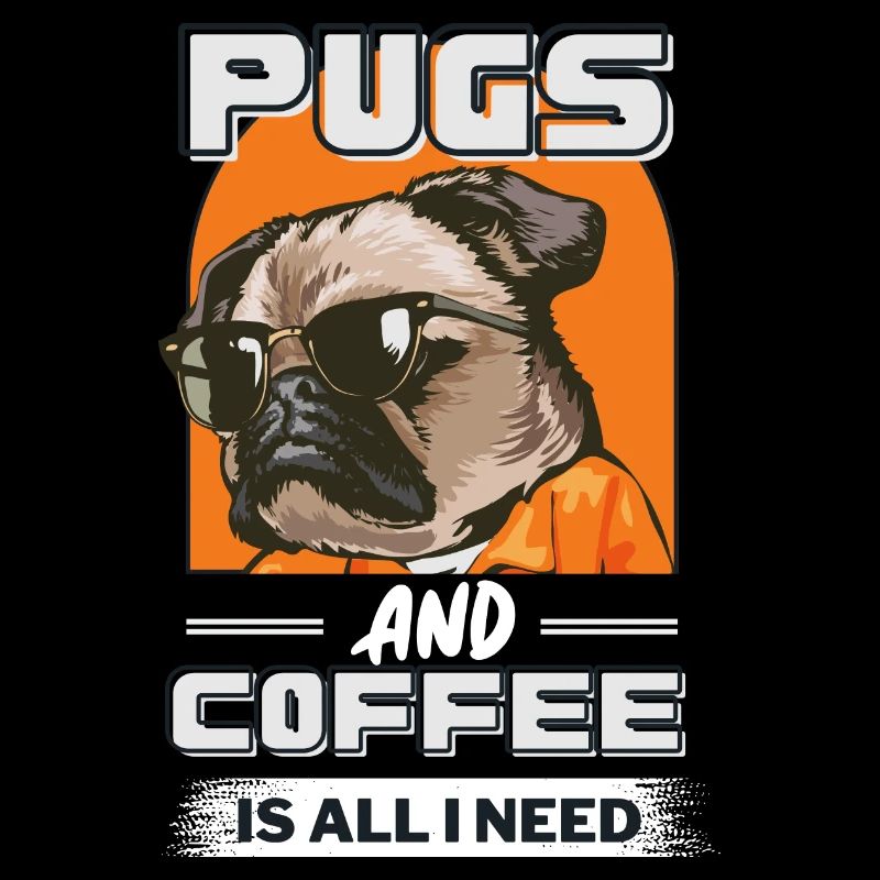 Cool Pug & Coffee : un design incontournable