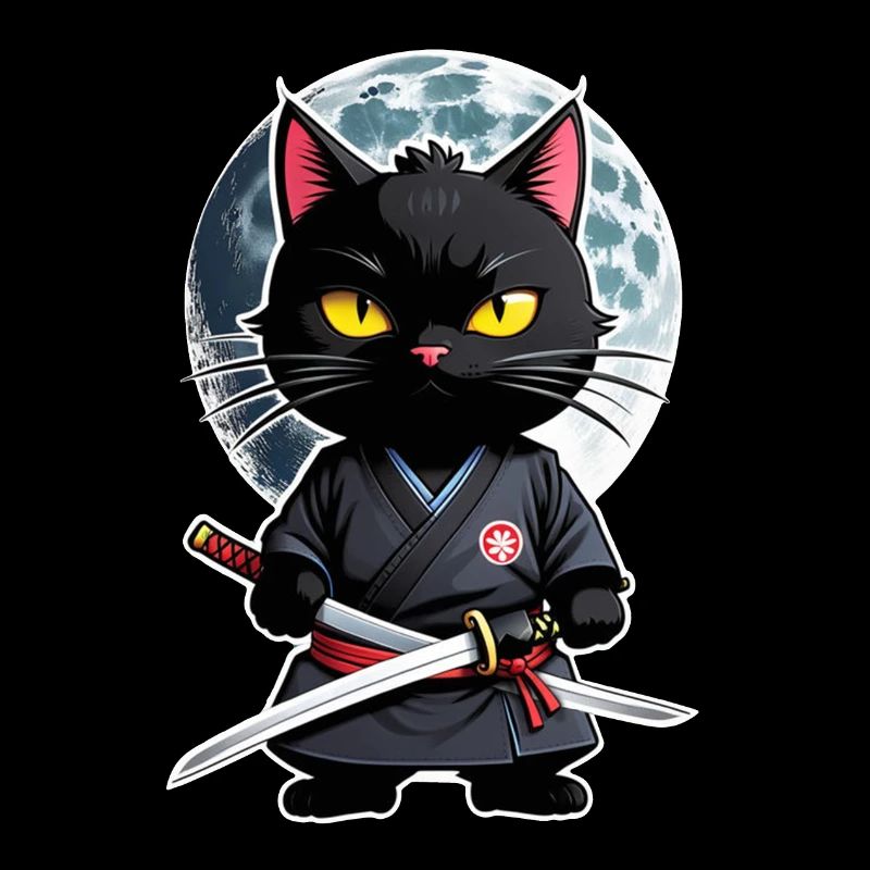Ninja Cat - Samurai Kitten