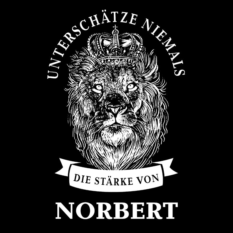 Norbert Geschenk Name Löwe
