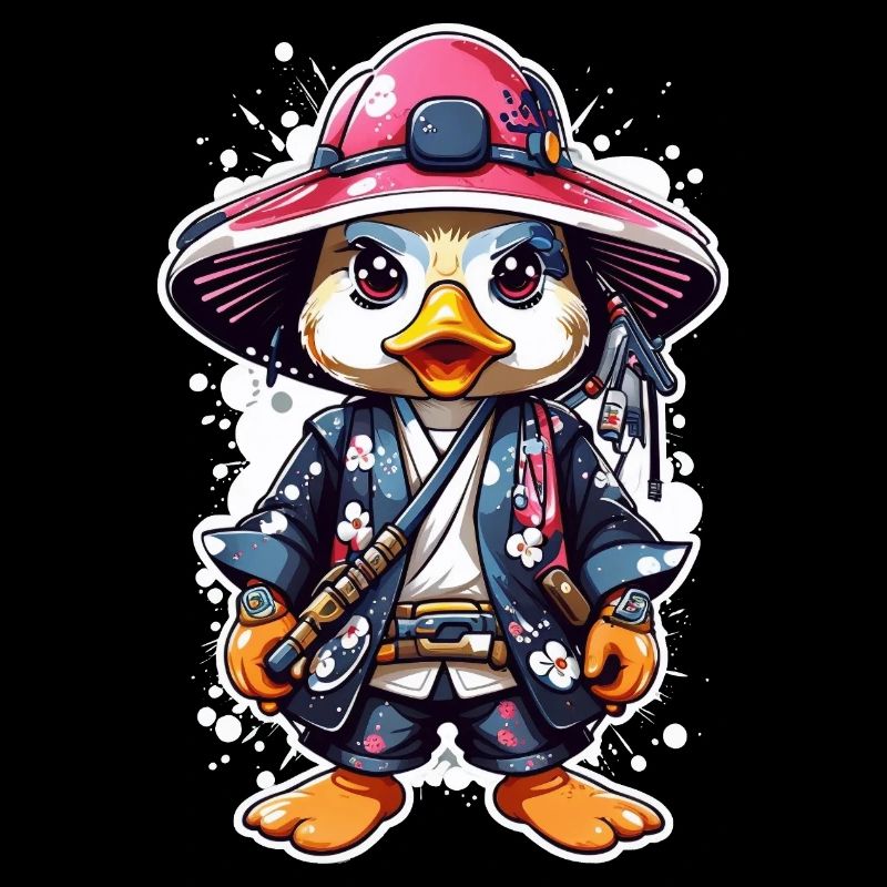 Quack-tastic Samurai Adventures: Cute Samurai Duck