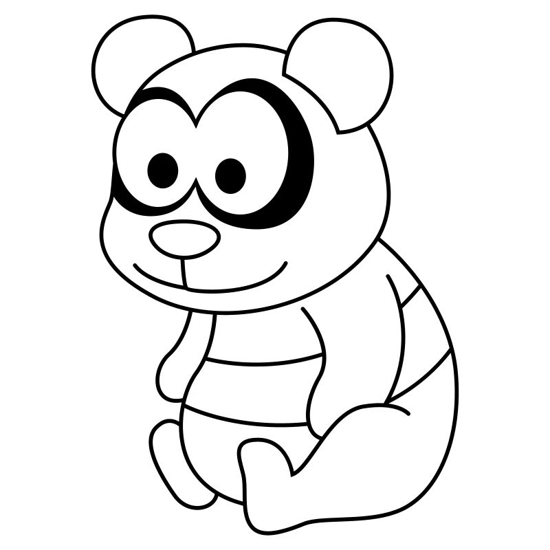 Panda Comic Animal