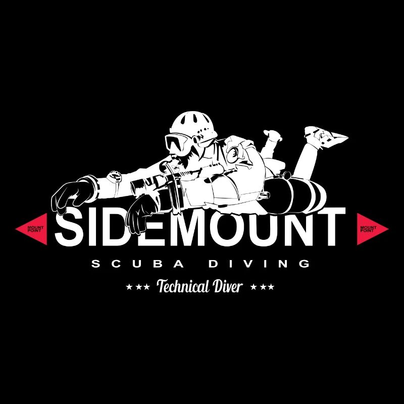 Sidemount Diver Diving Gift Tec Diving Caves