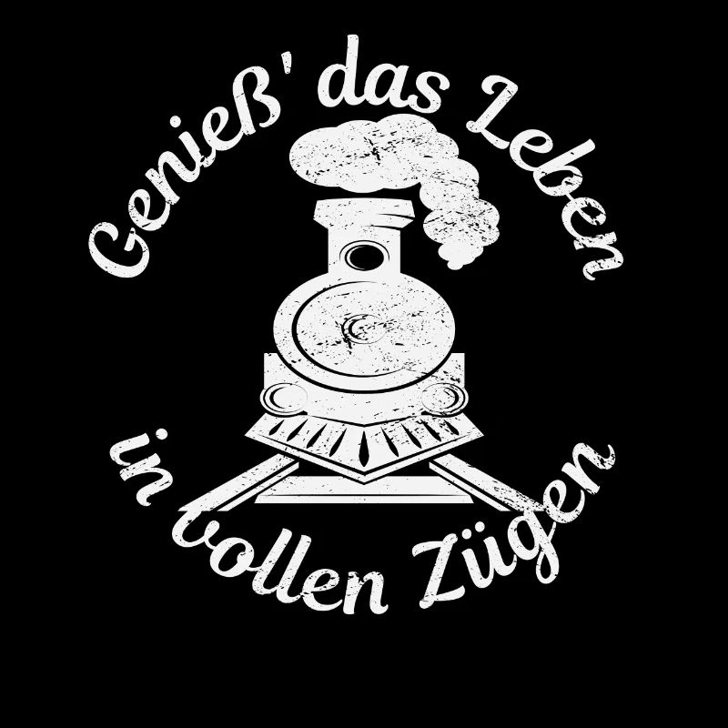 Genieß das leben Eisenbahn Eisenbahner Geschenk