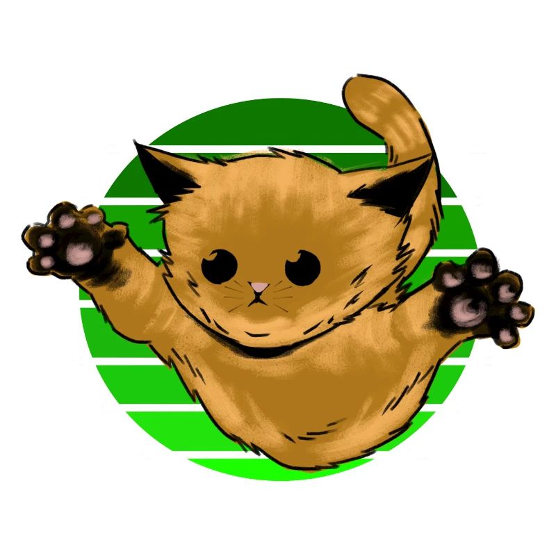 Chat Saut soleil