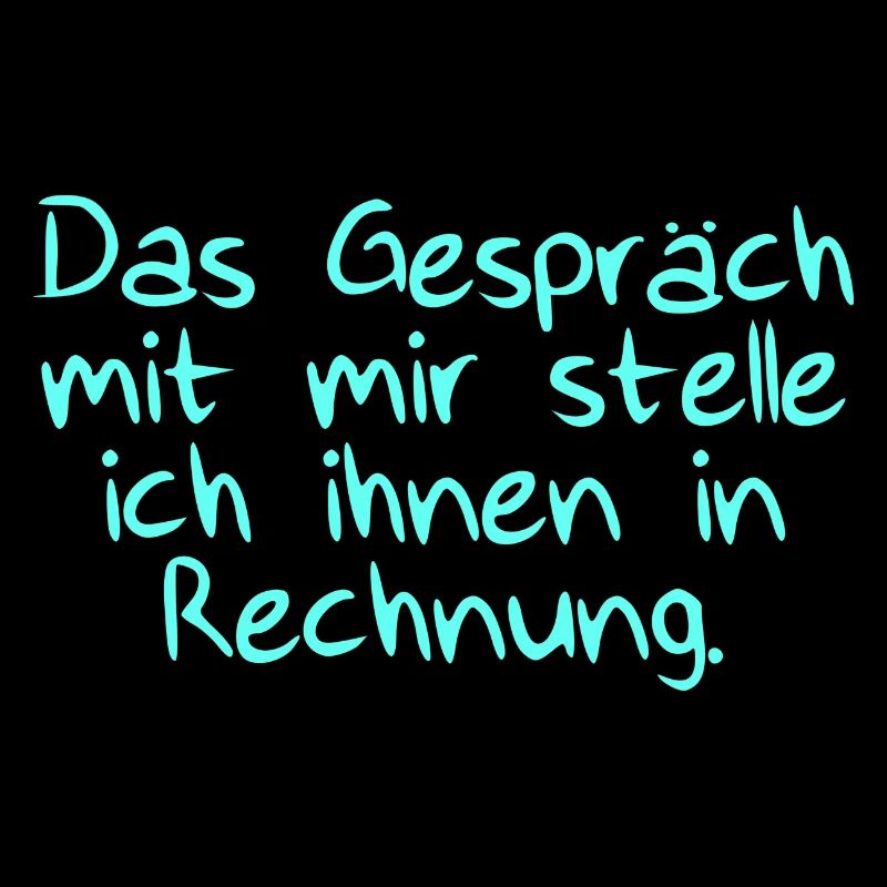 Das Gespräch mit Rechnung