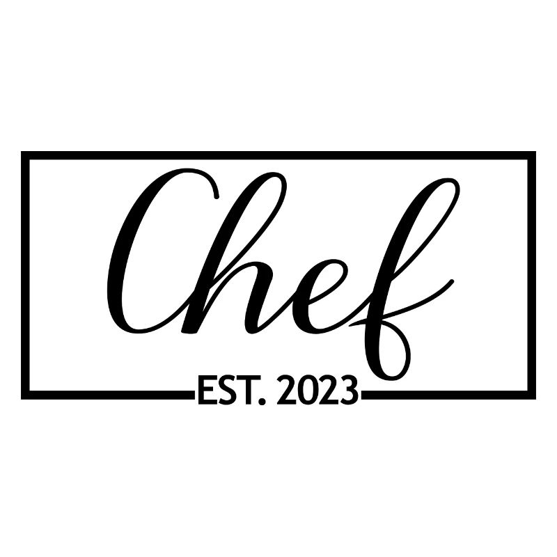 Chef Est. 2023 Graduated Chef Culinary Art Student