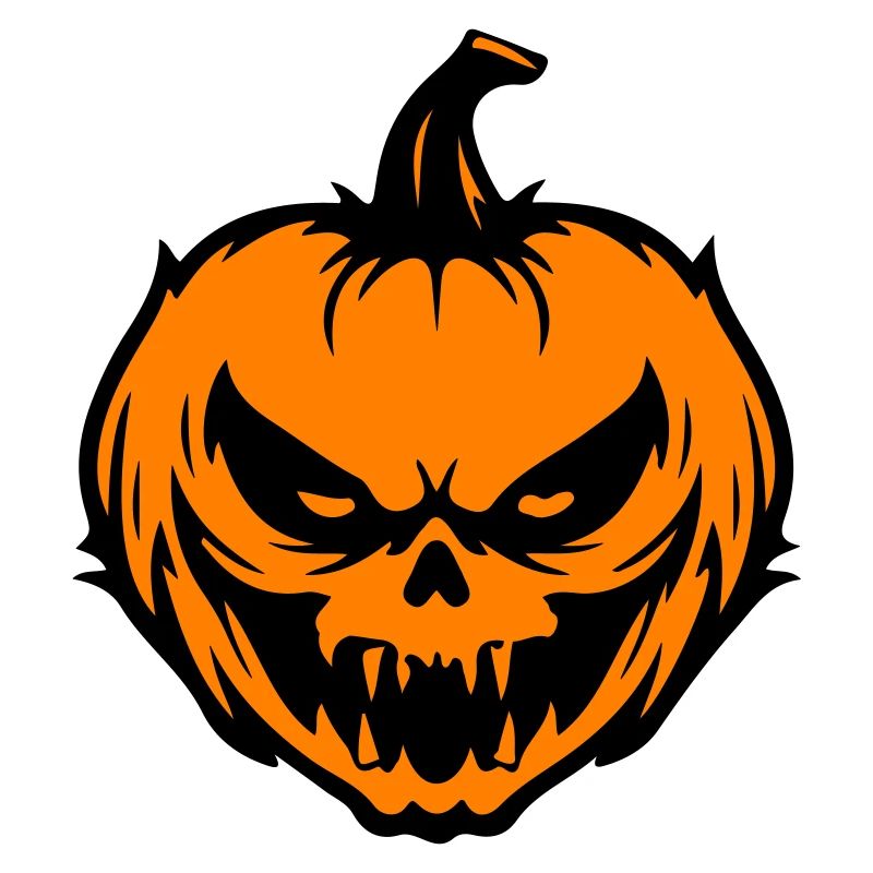 Pumpkin grimace Halloween