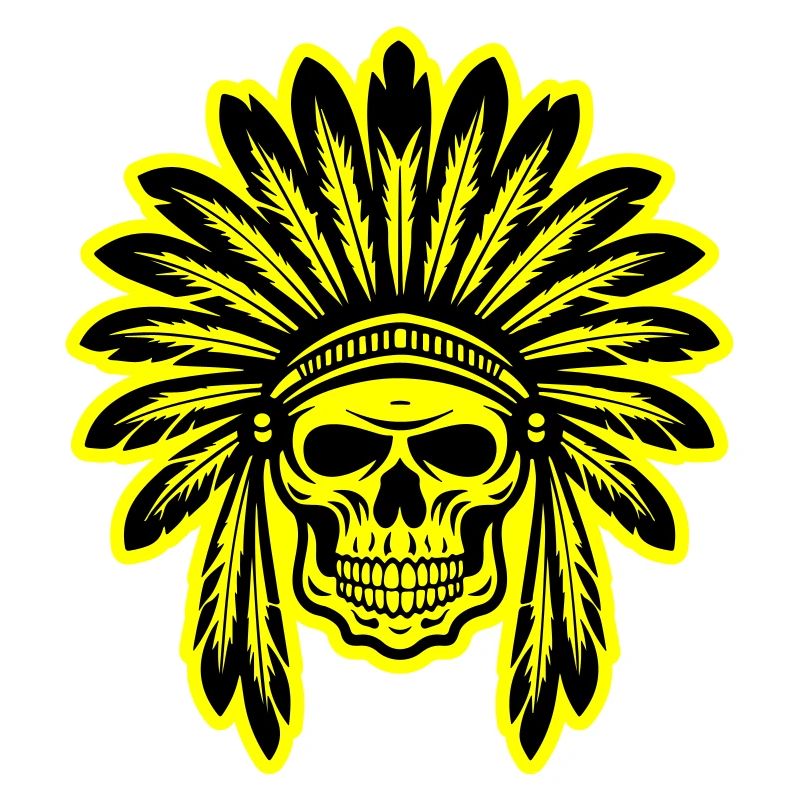 Apache Indian Chief Skull