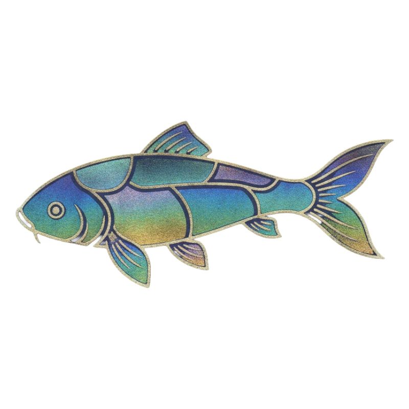 Gradient Pattern Iridescent Koi Fish