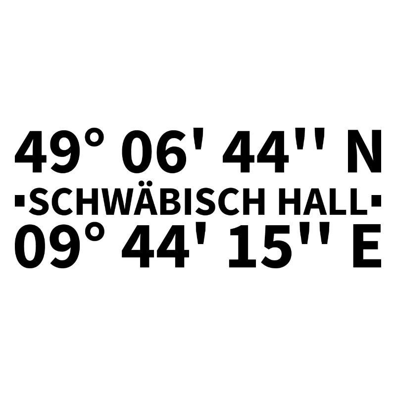 Schwäbisch Hall Coordinates