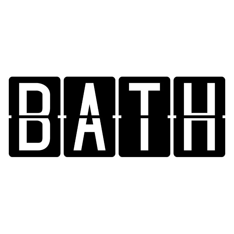 Bath Flughafentafel