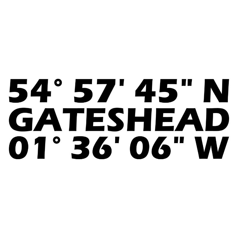 Coordonnées de Gateshead