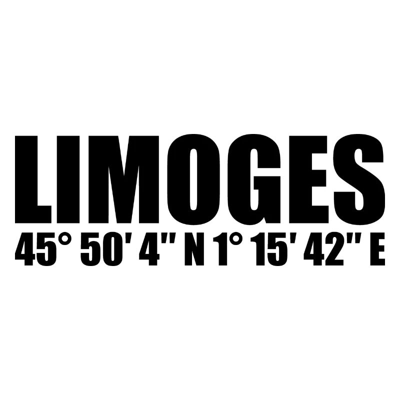 Coordonnées de Limoges