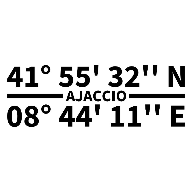 Ajaccio coordinates
