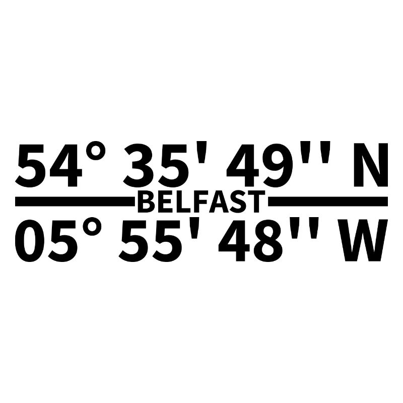 Belfast coordinates