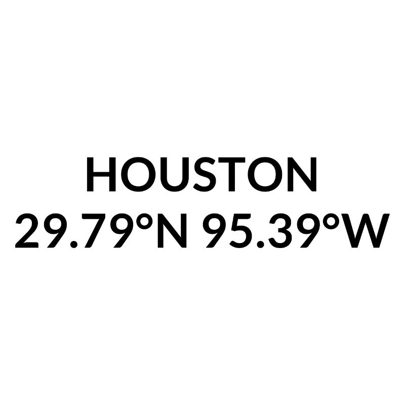 Houston, Texas, USA Coordinates
