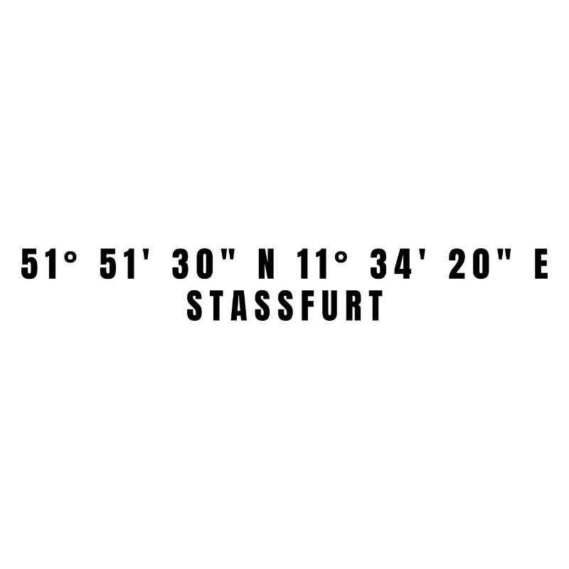Staßfurt Saxony-Anhalt Coordinates