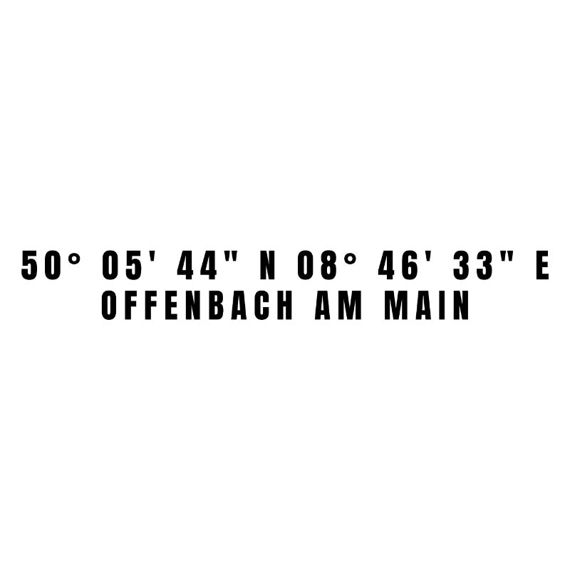 Offenbach am Main Hesse Coordinates