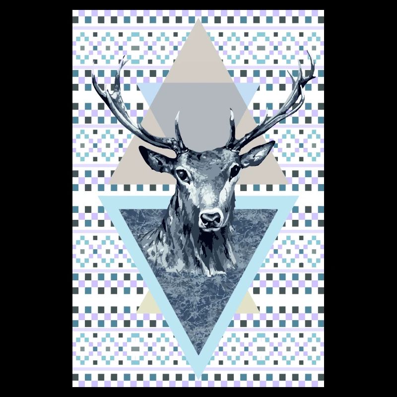 Cerf roi de la forêt