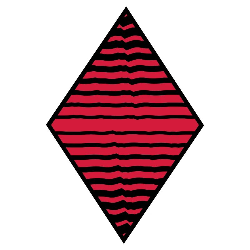 Rhombus form strokes pattern many lines