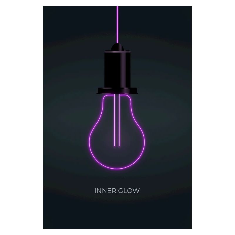 Affiche de l’ampoule néon Inner Glow