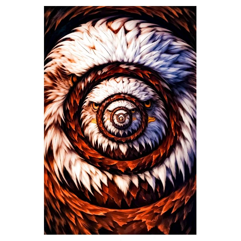 Spring Spiral with Spring Patterns