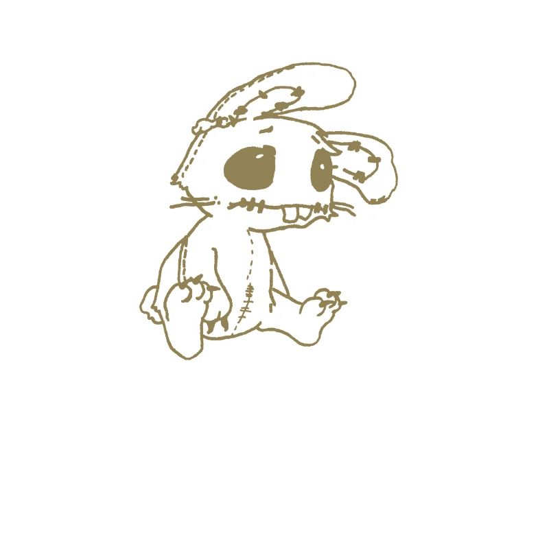 Sad Rabbit - drôle de lapin emo