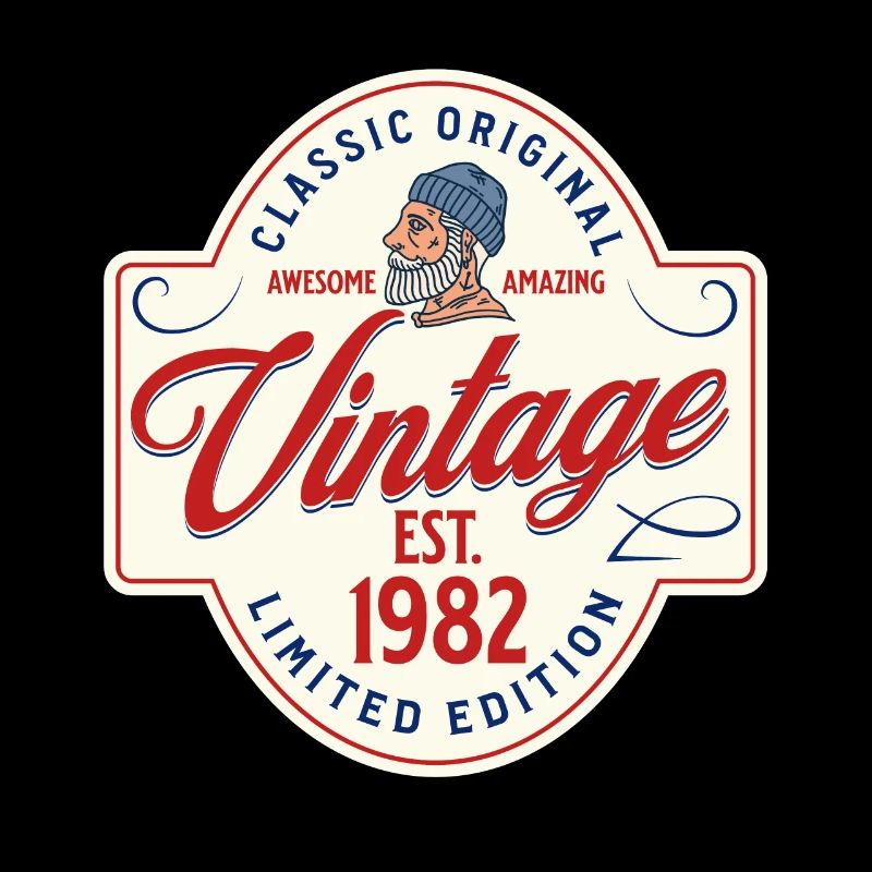 1982 geboren Geburtstagsgeschenk Vintage 1982