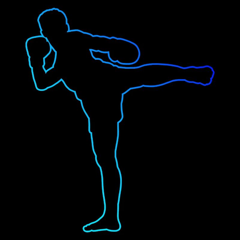 Boxe Thaïlandaise Boxeur Thaïlandais Thaïboxe Hommes Boxe thaïlandaise