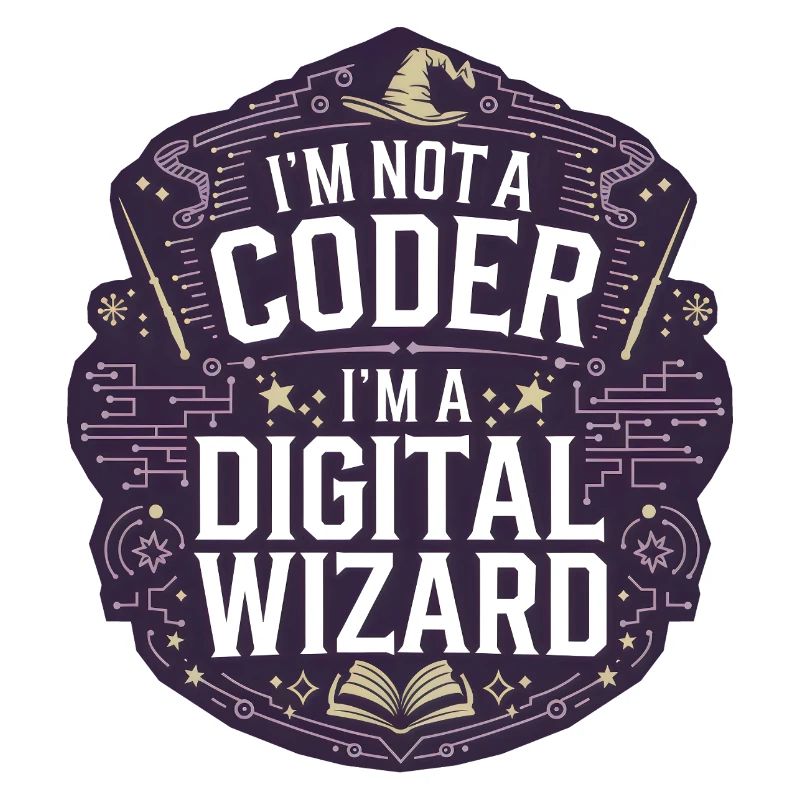 I'm Not a Coder I'm a Digital Wizard Programmer