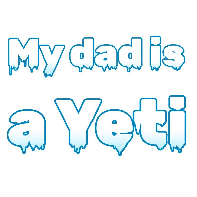 "Mein Vater ist ein Yeti" | Eis-Design