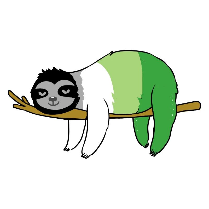 Aromantic Pride Sloth