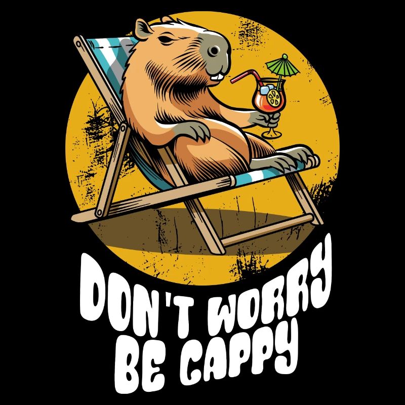 Don't worry be Cappy - Capybara - Holiday