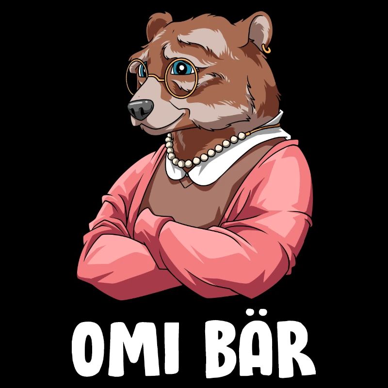 Omi Bär - Lustiges Großmutter Geschenk Enkelkinder