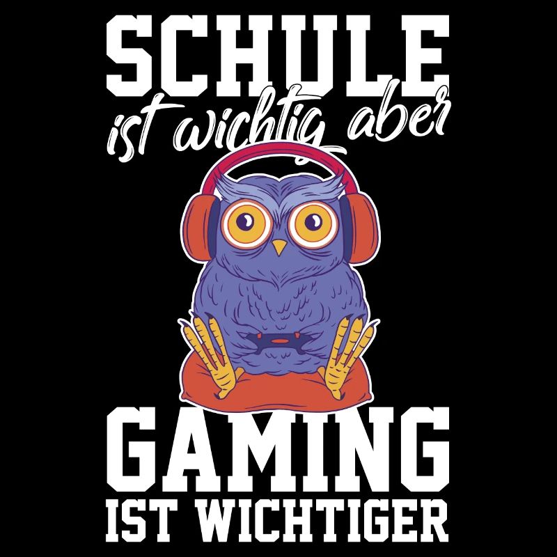 Gaming Eule - Computerspiele Videospiele Schule