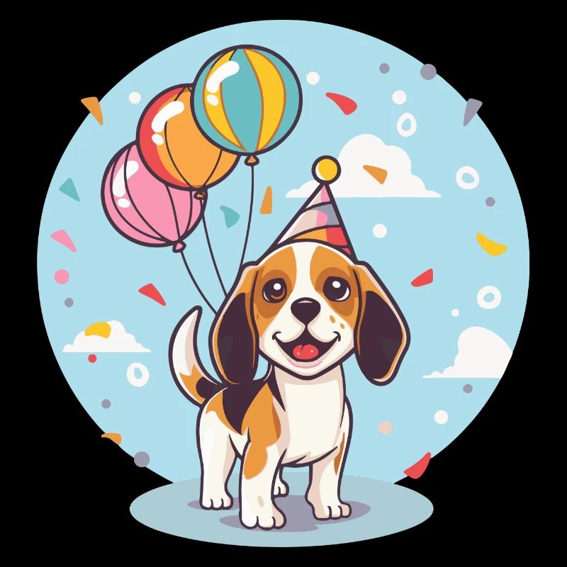 Beagle Chiens Anniversaire Bébé