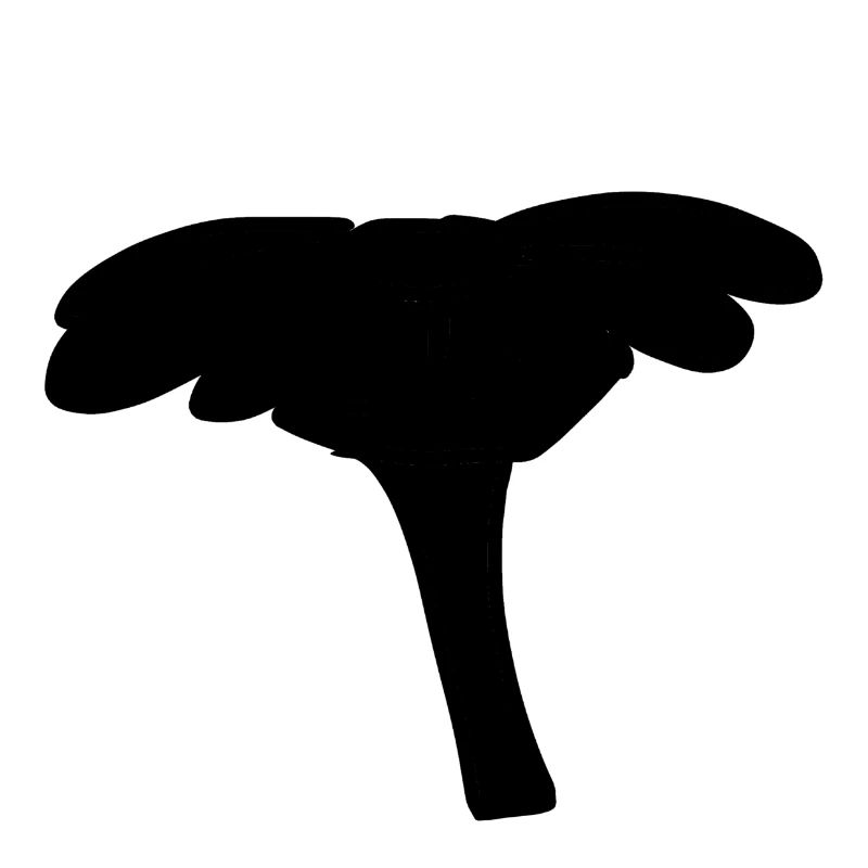 Symbole de fleur forme de plante