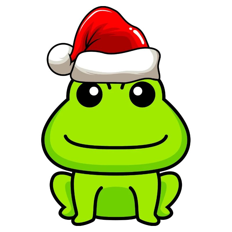 Grenouille Comic Noël