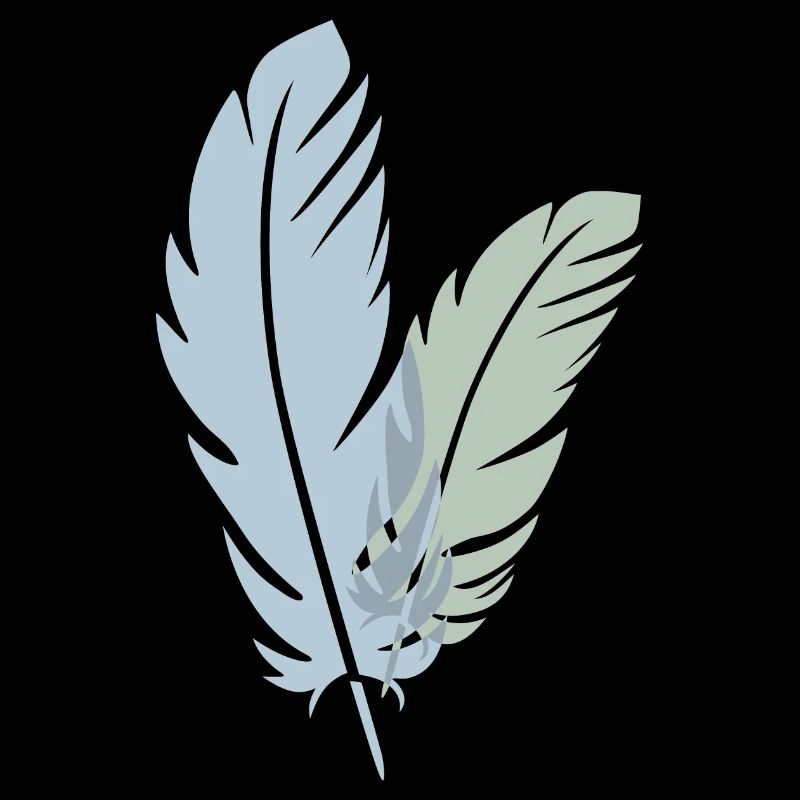 Two feathers