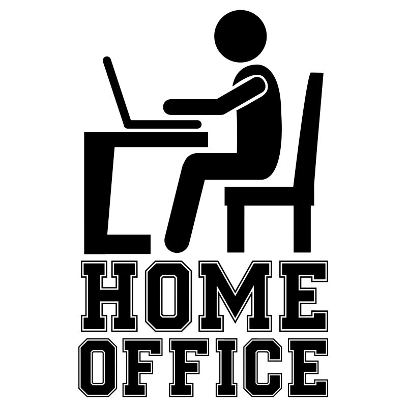 computer work home office