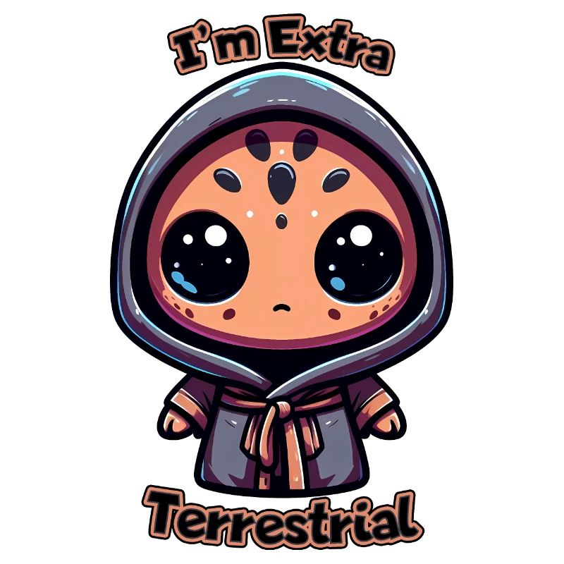 Extra Terrestrial Design - Unique Alien Artwork