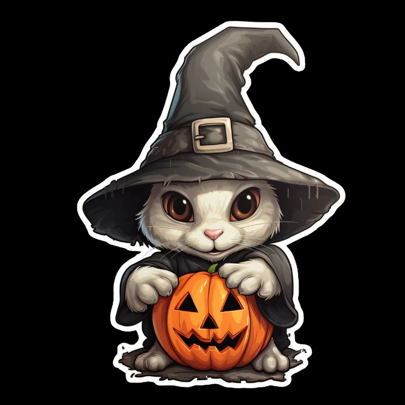 Lapin sorcière d’Halloween